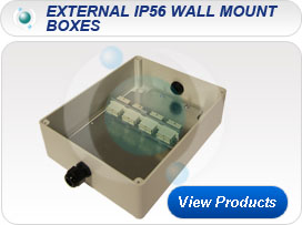 External Fibre Optic Wall Mount Boxes